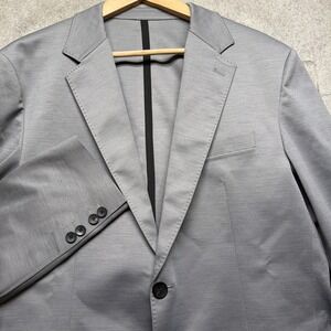 XSuit Men's Gray Tech Wool Stretch Blazer Sport Coat 44L